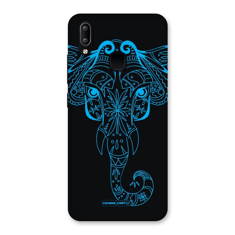 Blue Elephant Ethnic Back Case for Vivo Y93
