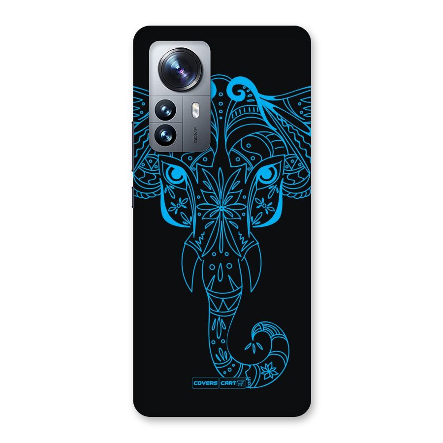 Blue Elephant Ethnic Back Case for Xiaomi 12 Pro