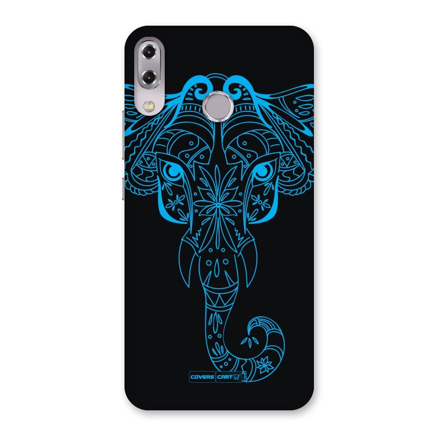 Blue Elephant Ethnic Back Case for Zenfone 5Z