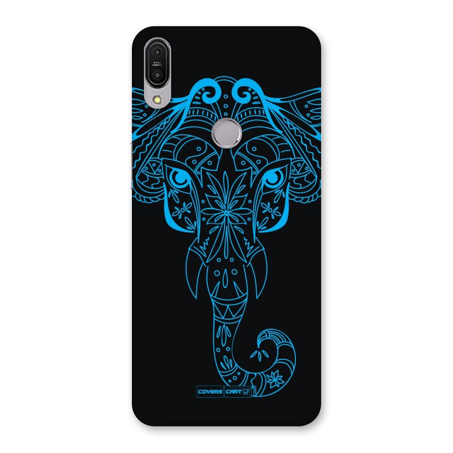 Blue Elephant Ethnic Back Case for Zenfone Max Pro M1