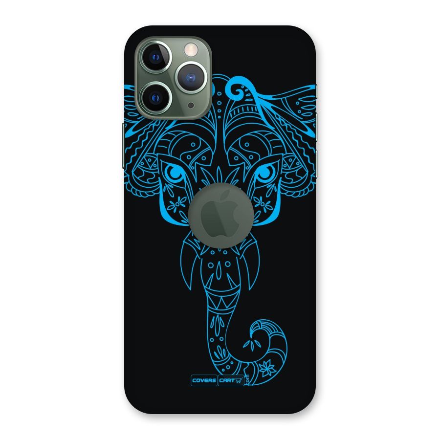 Blue Elephant Ethnic Back Case for iPhone 11 Pro Logo  Cut