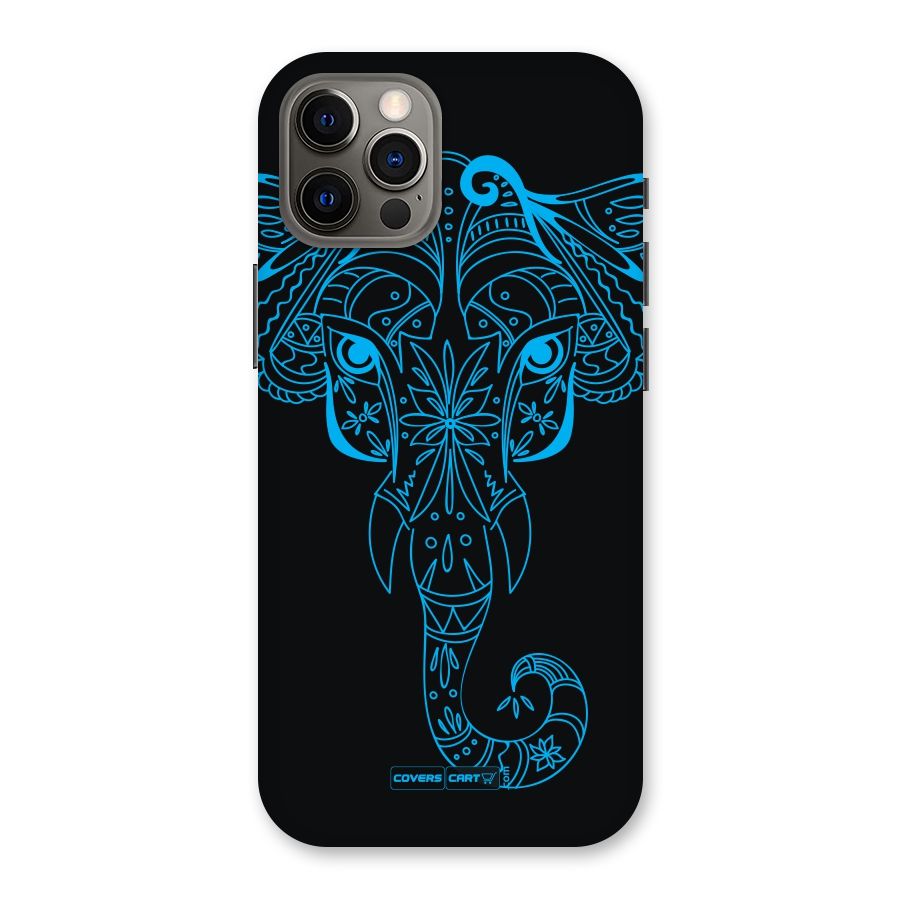 Blue Elephant Ethnic Back Case for iPhone 12 Pro