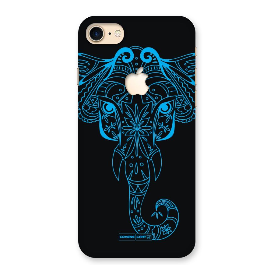 Blue Elephant Ethnic Back Case for iPhone 7 Apple Cut