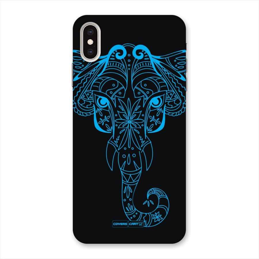 Blue Elephant Ethnic Back Case for iPhone XS Max