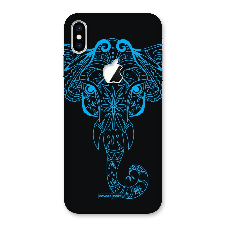 Blue Elephant Ethnic Back Case for iPhone XS Max Apple Cut