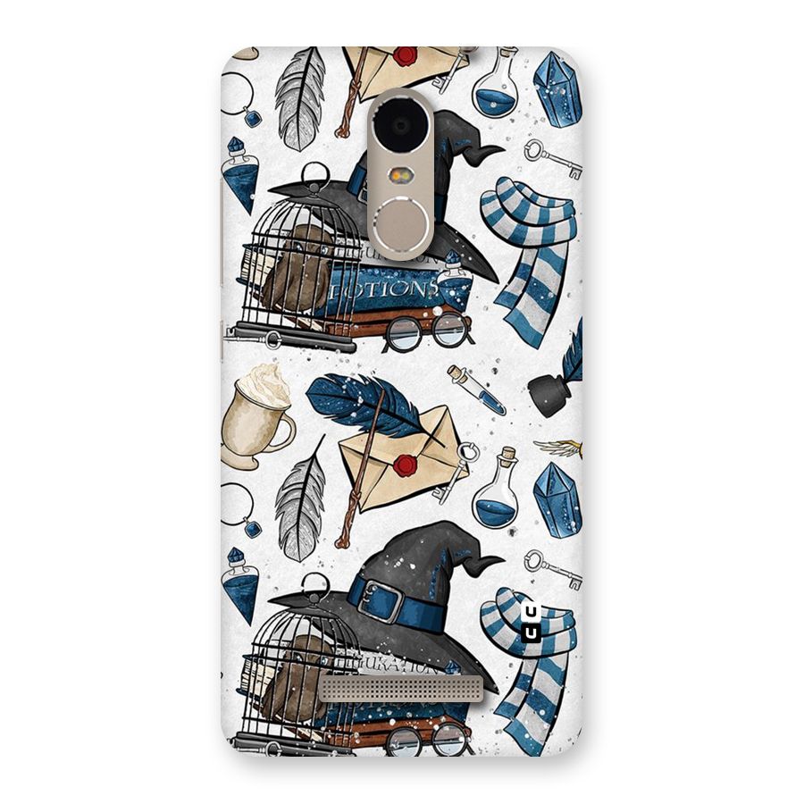 Blue Feather Hat Design Back Case for Xiaomi Redmi Note 3