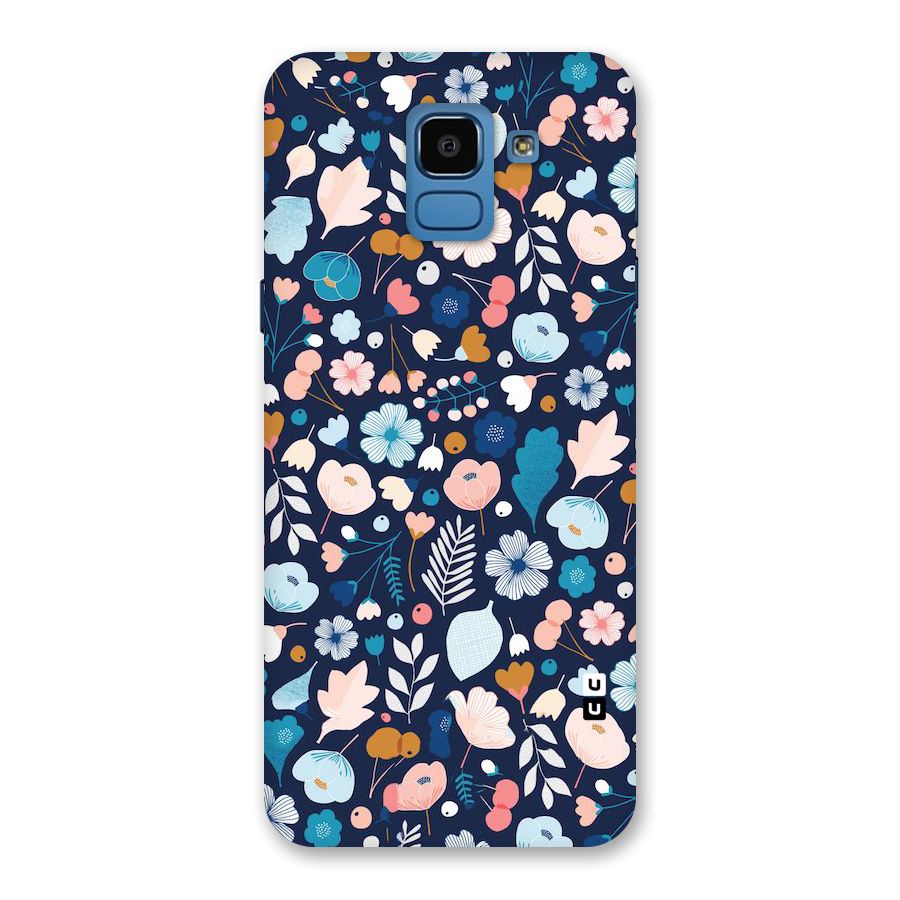 Blue Floral Back Case for Galaxy On6