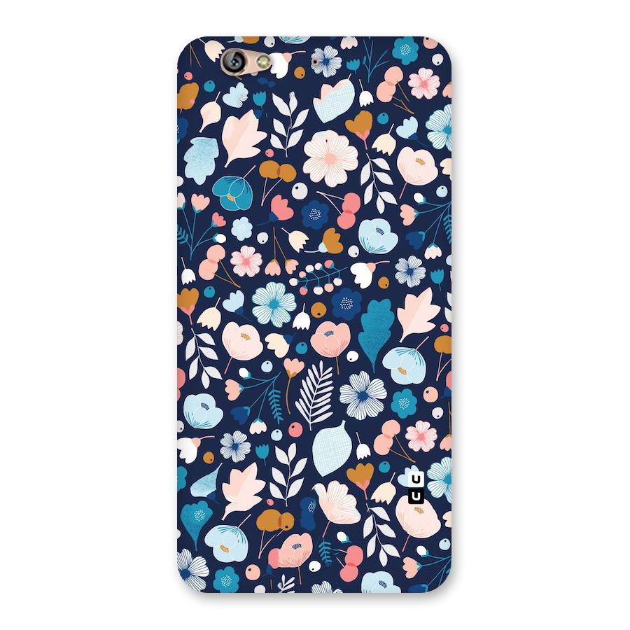 Blue Floral Back Case for Gionee S6