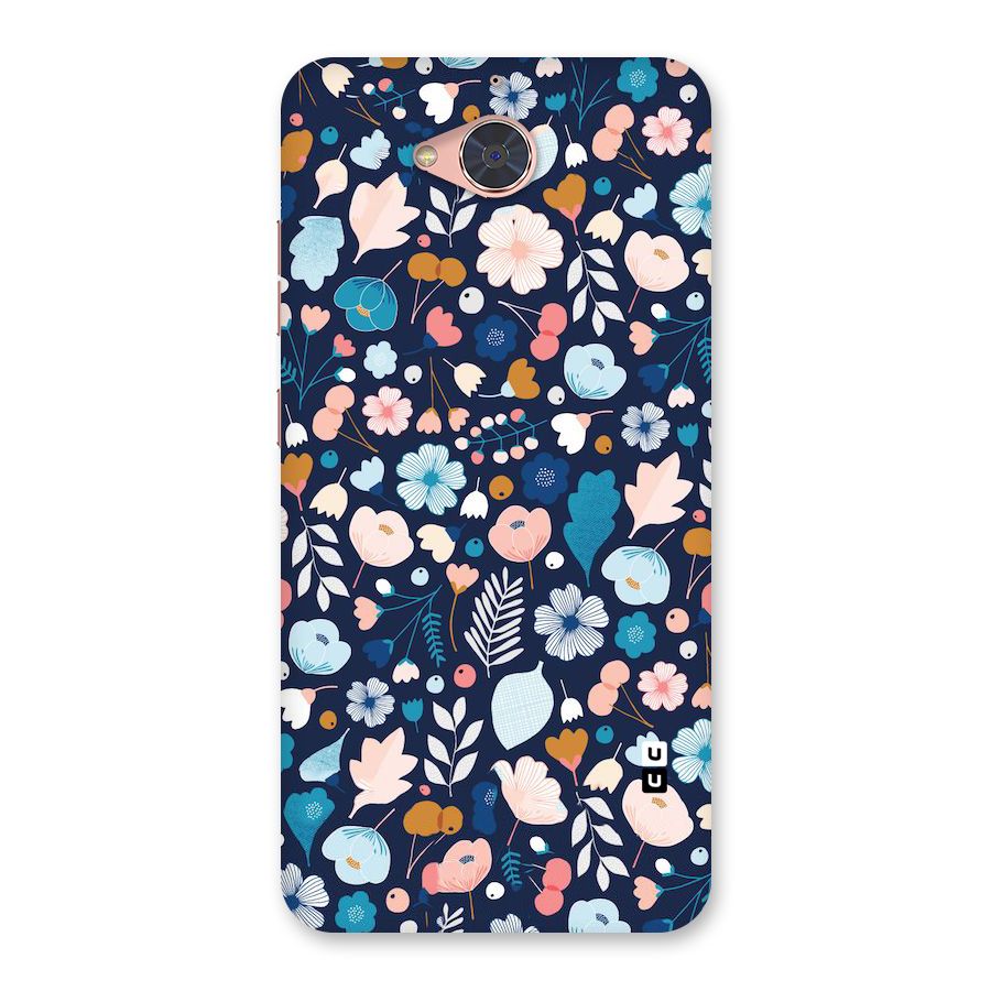Blue Floral Back Case for Gionee S6 Pro
