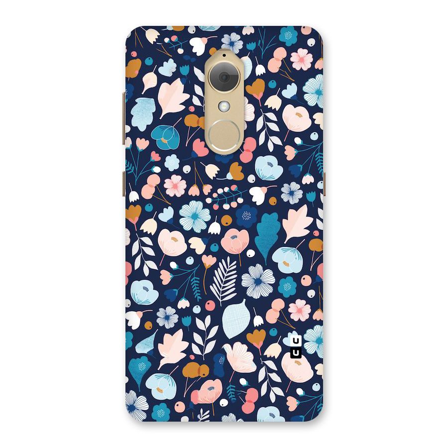 Blue Floral Back Case for Lenovo K8