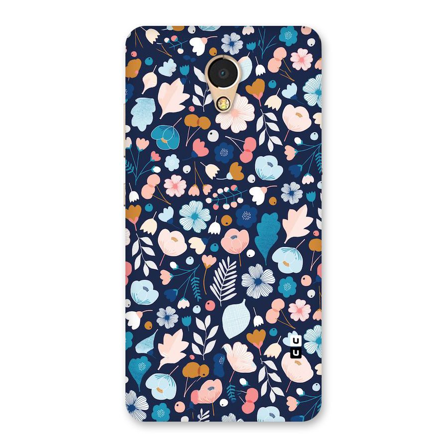 Blue Floral Back Case for Lenovo P2