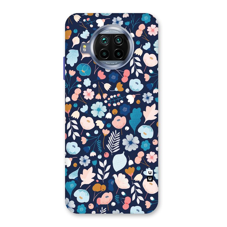 Blue Floral Back Case for Mi 10i