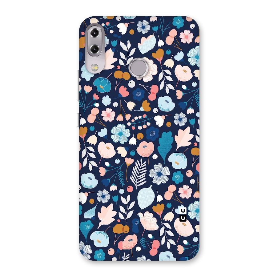 Blue Floral Back Case for Zenfone 5Z