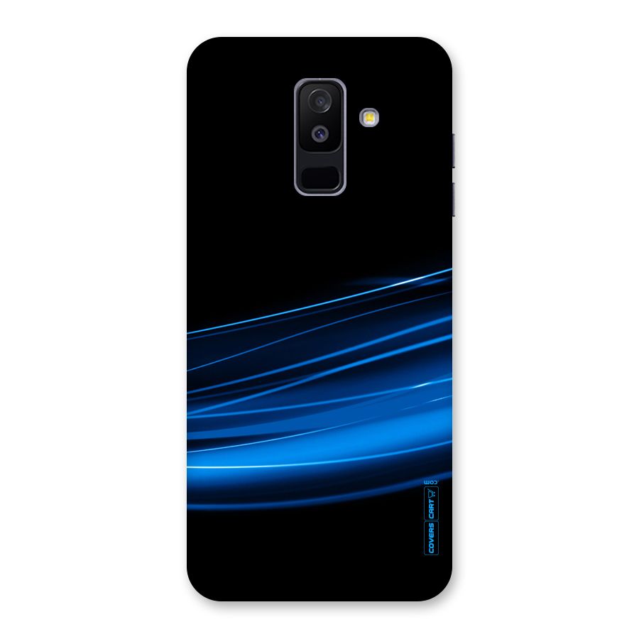 Blue Flow Back Case for Galaxy A6 Plus
