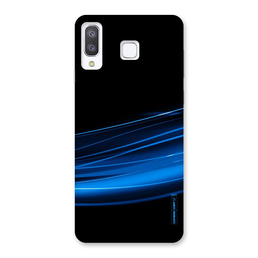 Blue Flow Back Case for Galaxy A8 Star