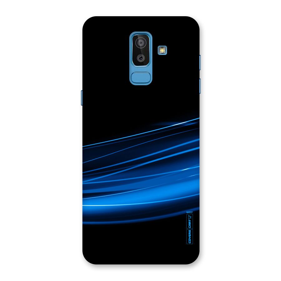 Blue Flow Back Case for Galaxy J8