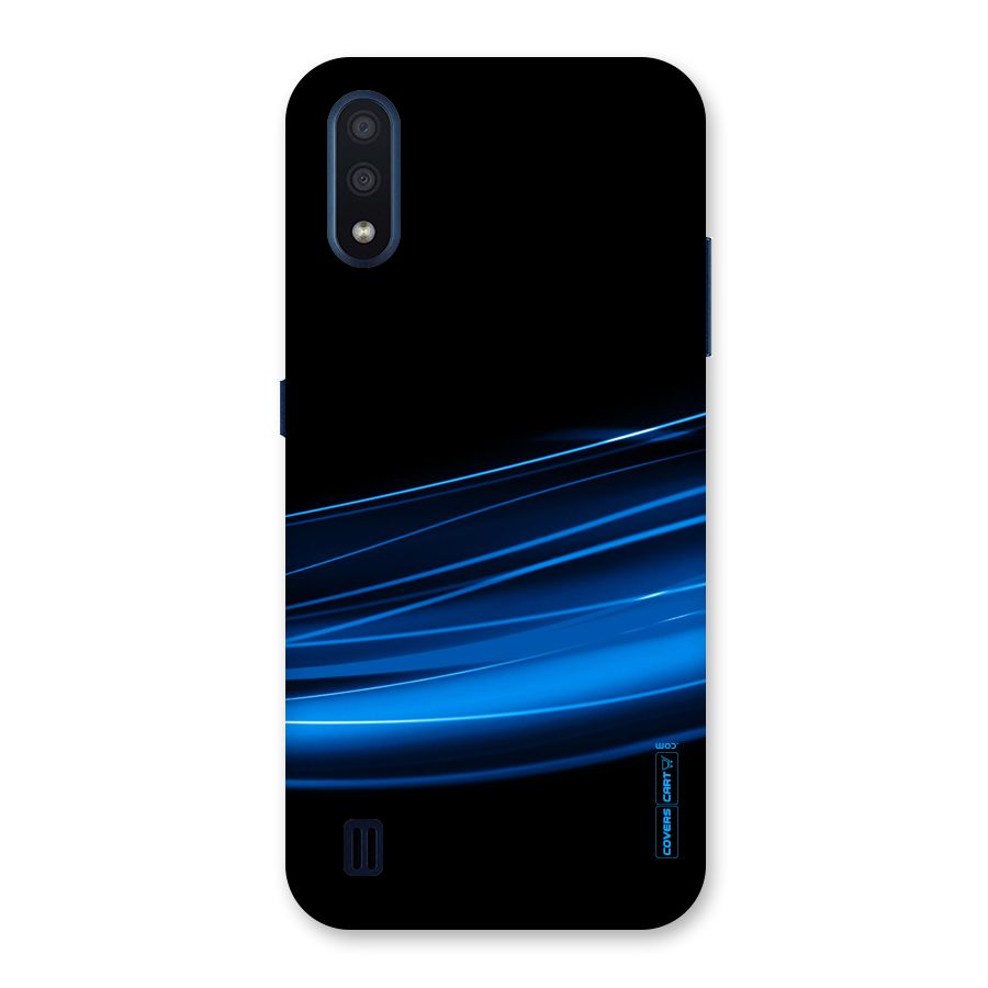 Blue Flow Back Case for Galaxy M01