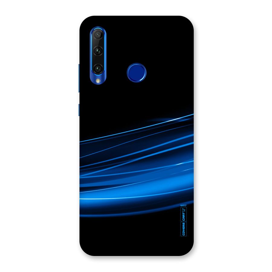 Blue Flow Back Case for Honor 20i
