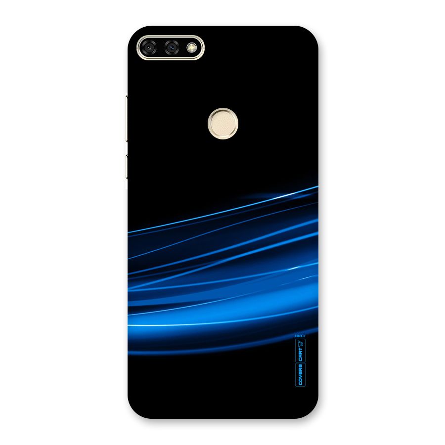 Blue Flow Back Case for Honor 7A