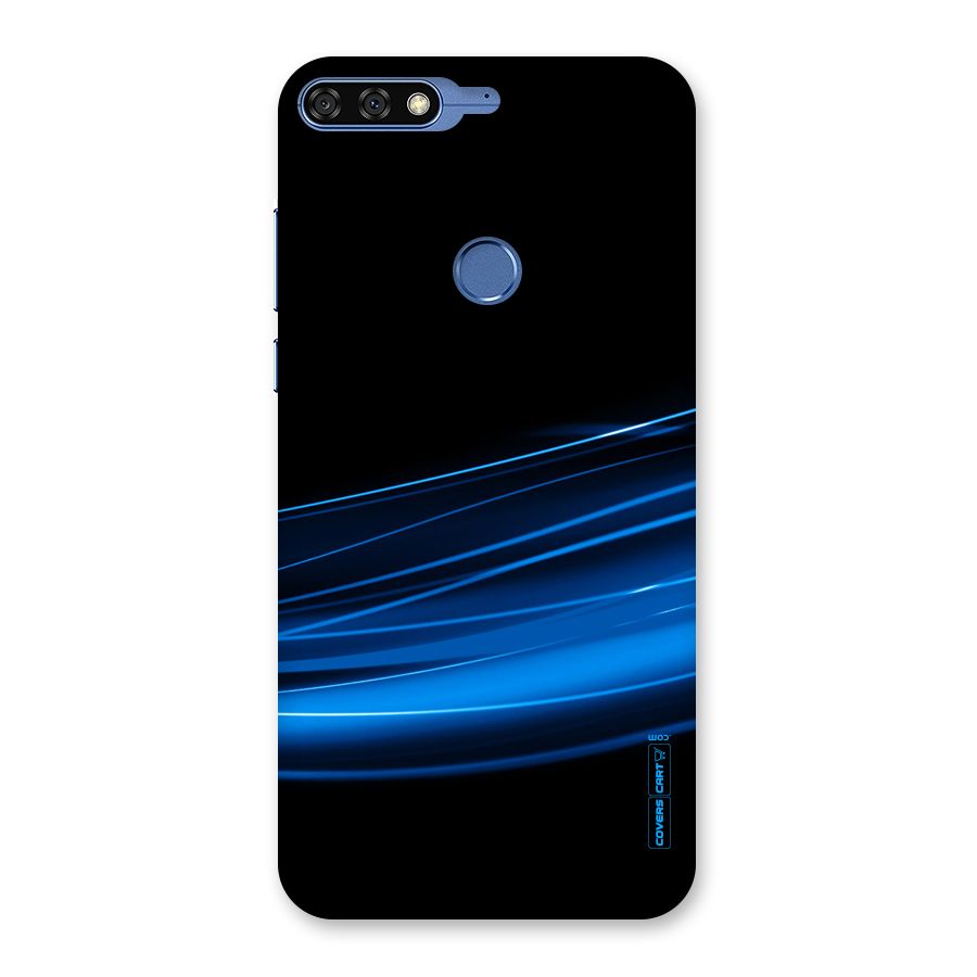 Blue Flow Back Case for Honor 7C
