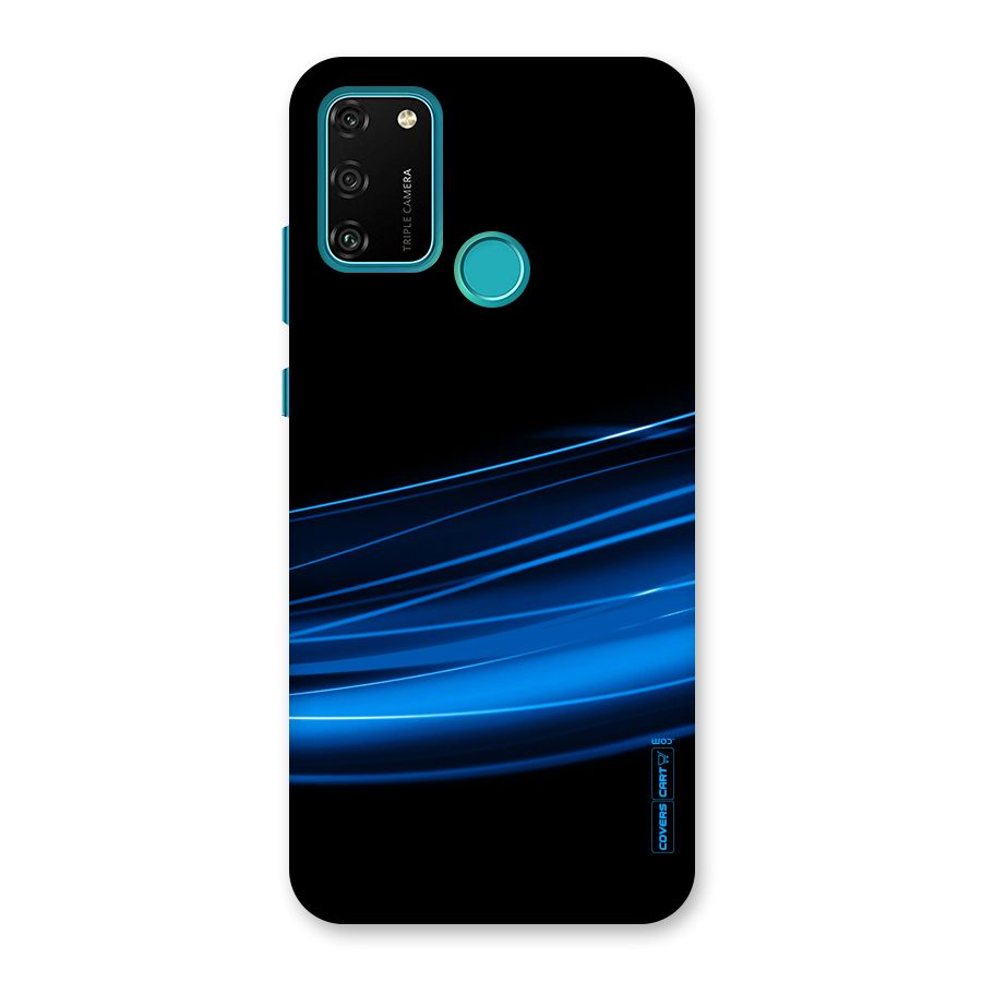 Blue Flow Back Case for Honor 9A