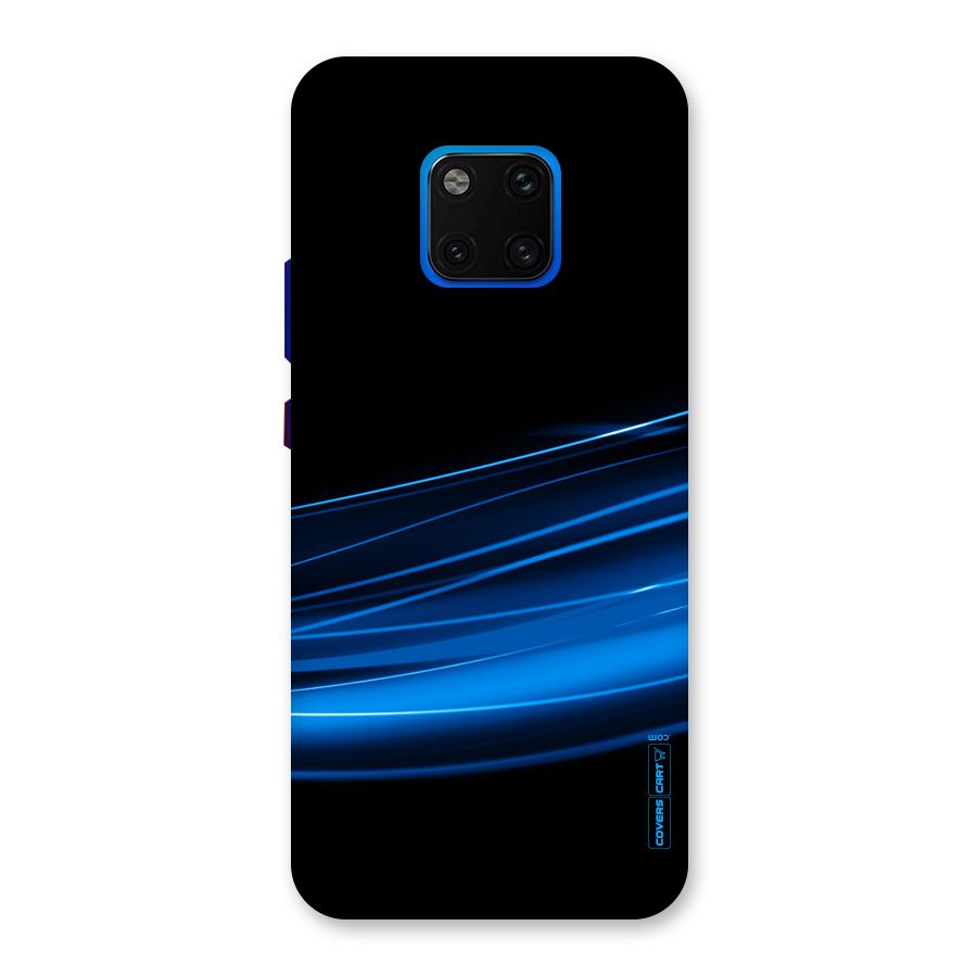 Blue Flow Back Case for Huawei Mate 20 Pro