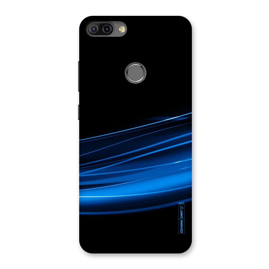 Blue Flow Back Case for Infinix Hot 6 Pro