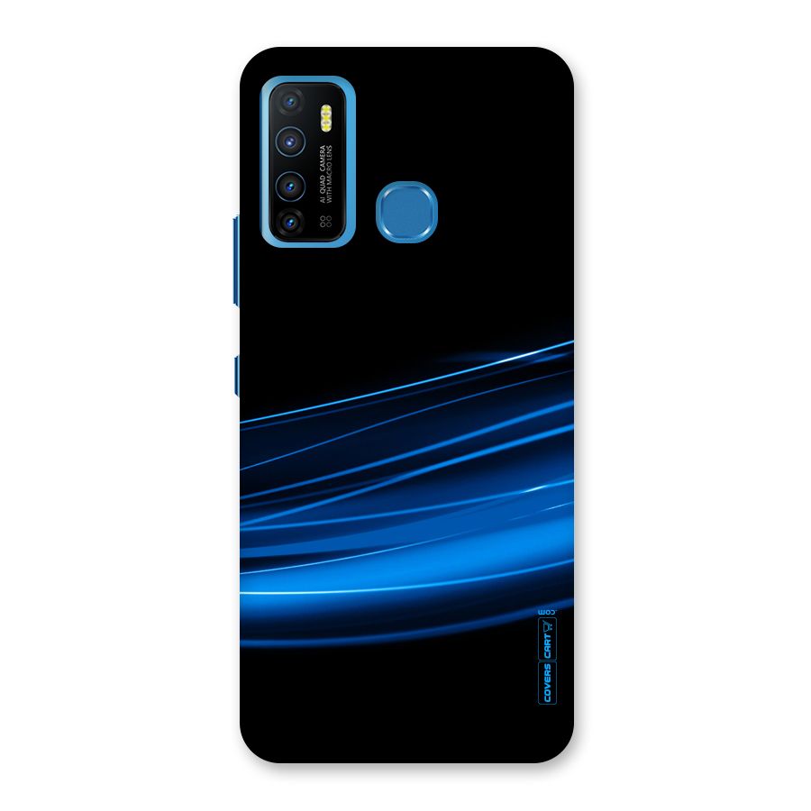 Blue Flow Back Case for Infinix Hot 9
