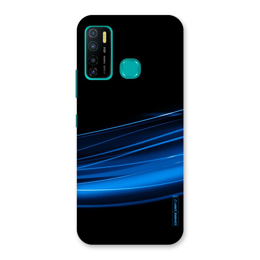 Blue Flow Back Case for Infinix Hot 9 Pro