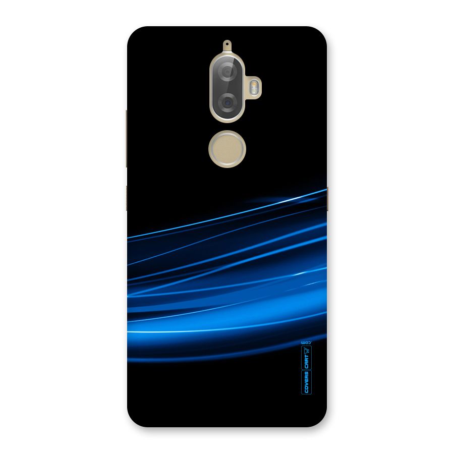 Blue Flow Back Case for Lenovo K8 Plus