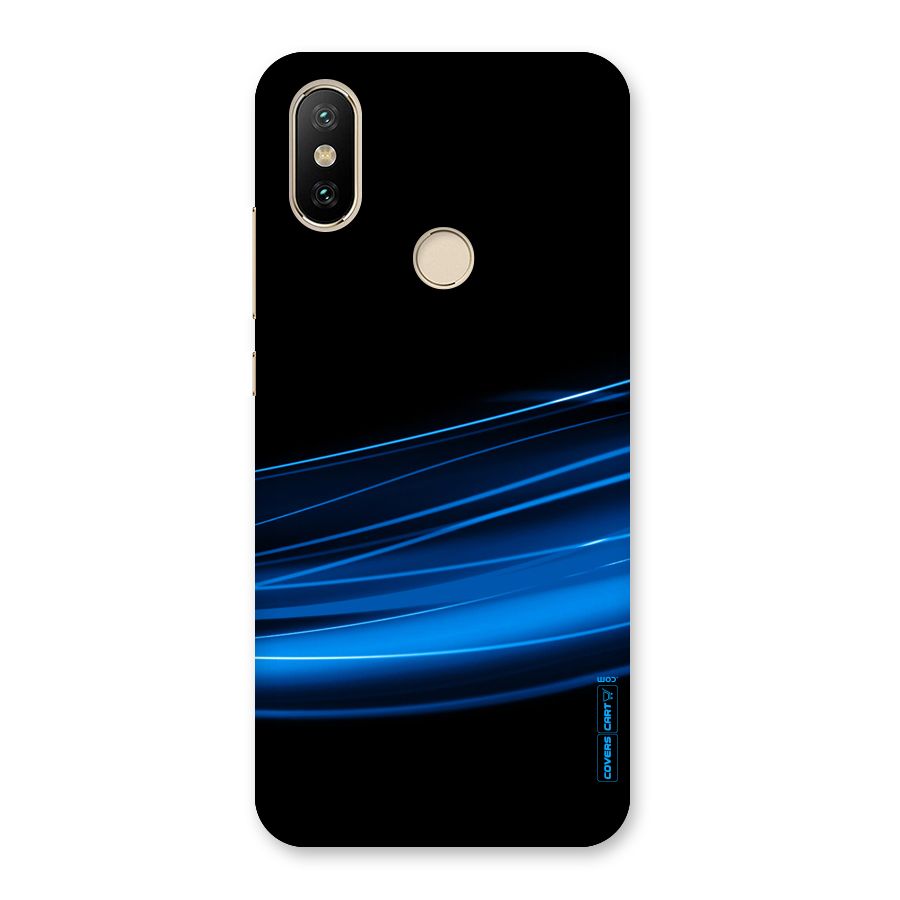 Blue Flow Back Case for Mi A2