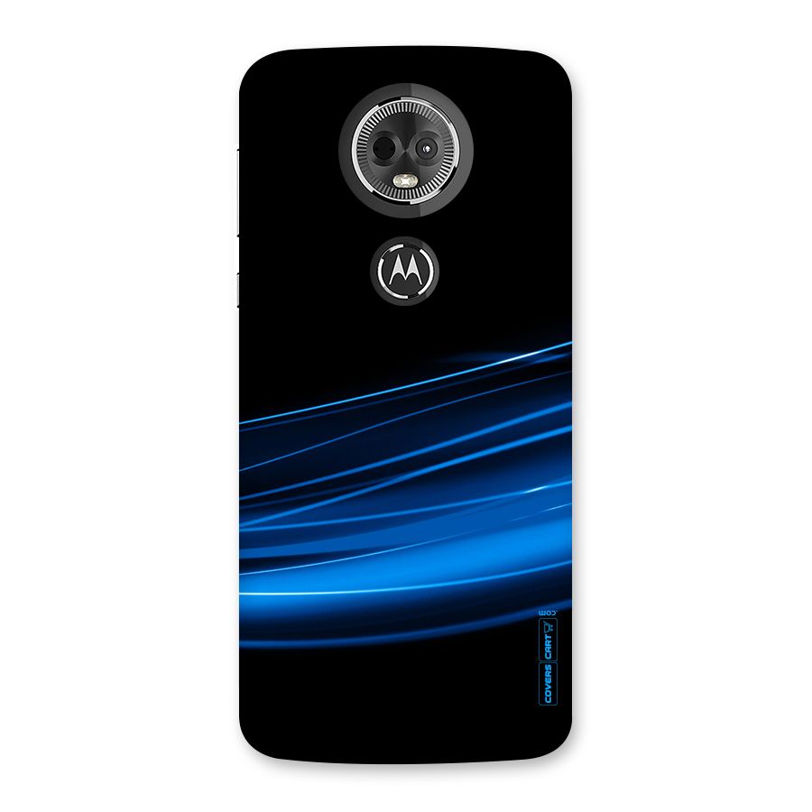 Blue Flow Back Case for Moto E5 Plus