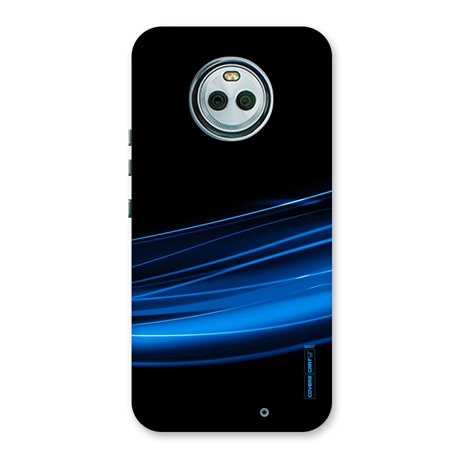 Blue Flow Back Case for Moto X4