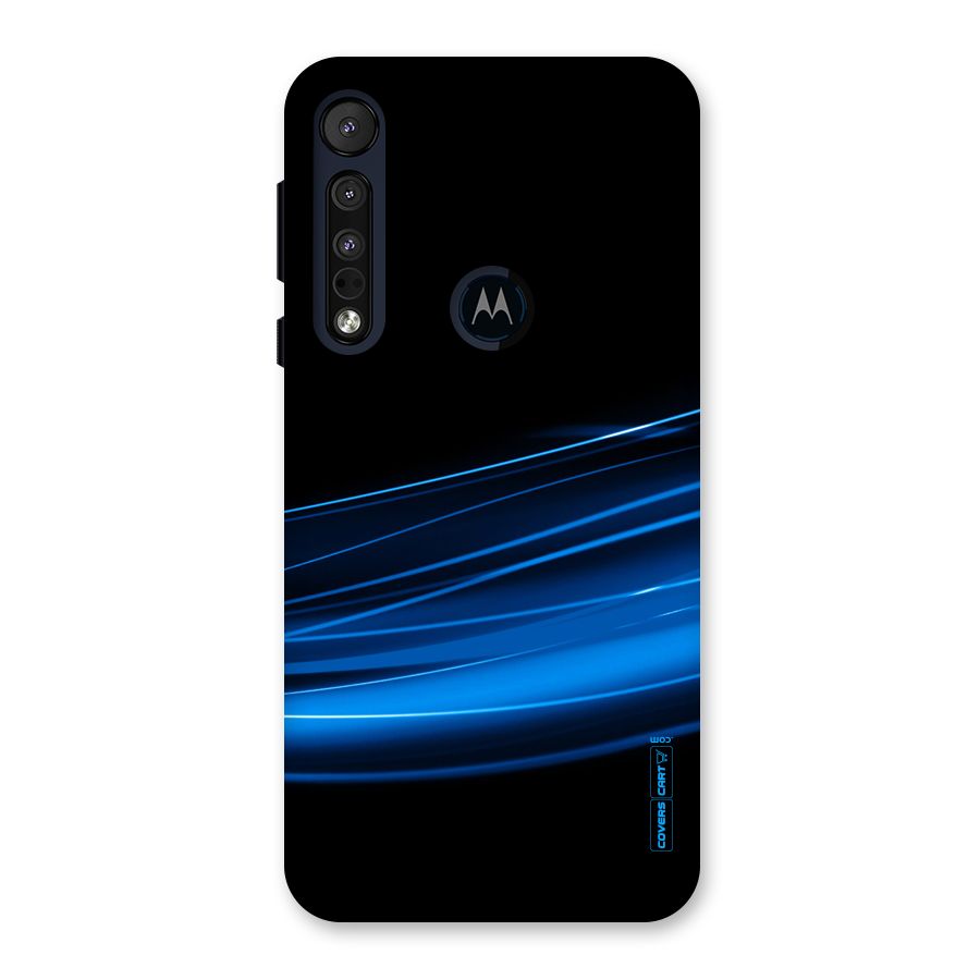 Blue Flow Back Case for Motorola One Macro