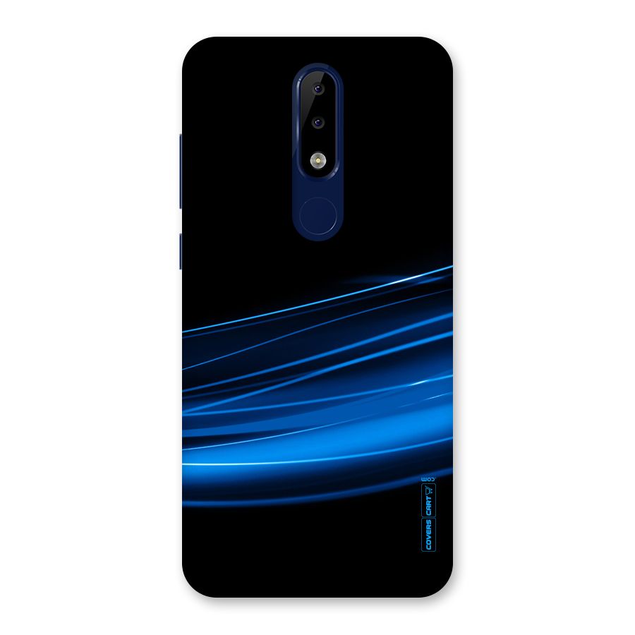 Blue Flow Back Case for Nokia 5.1 Plus