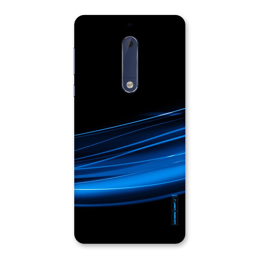 Blue Flow Back Case for Nokia 5