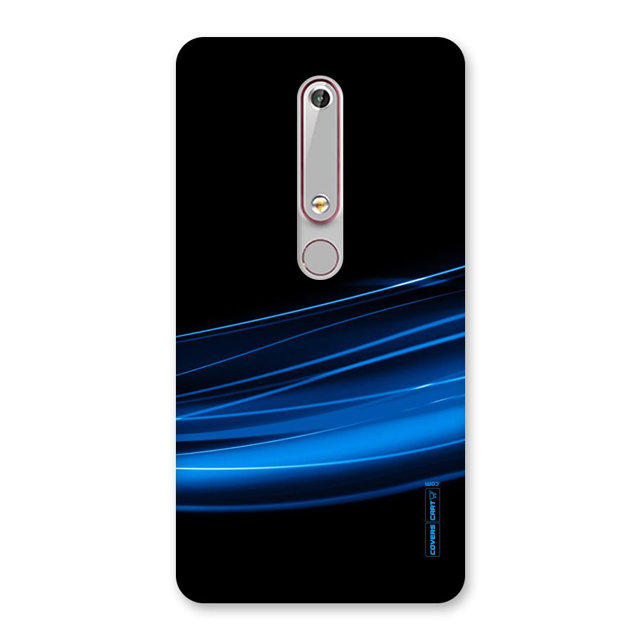 Blue Flow Back Case for Nokia 6.1