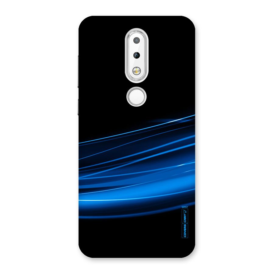 Blue Flow Back Case for Nokia 6.1 Plus