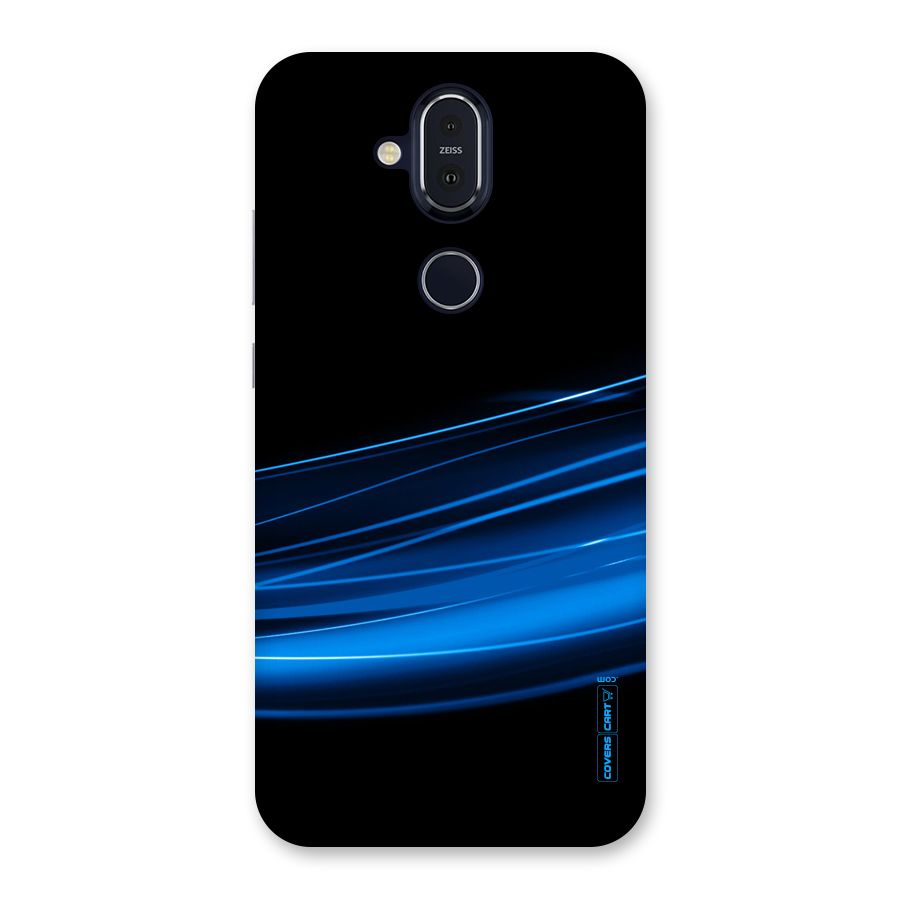 Blue Flow Back Case for Nokia 8.1