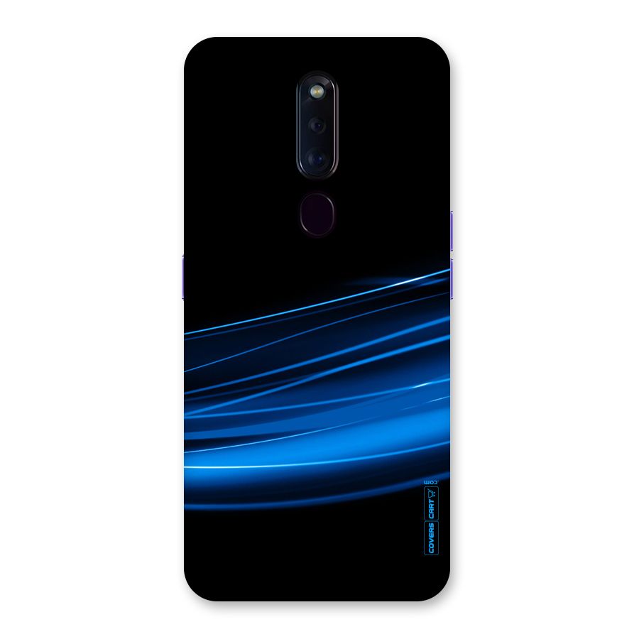 Blue Flow Back Case for Oppo F11 Pro