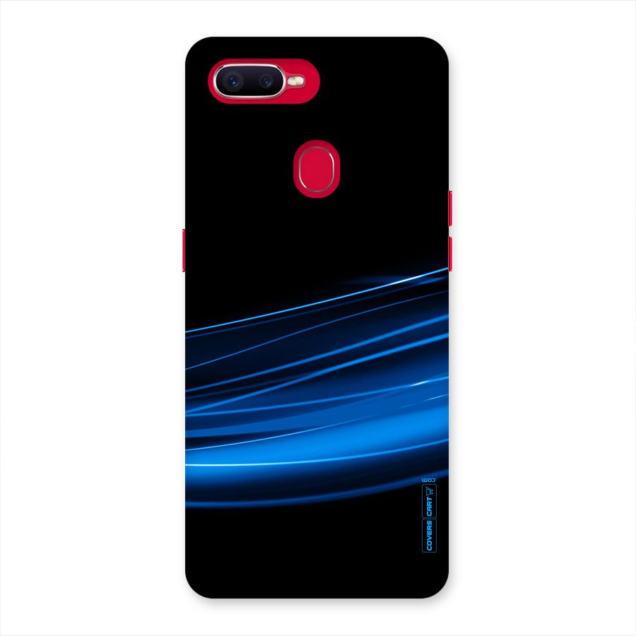 Blue Flow Back Case for Oppo F9 Pro
