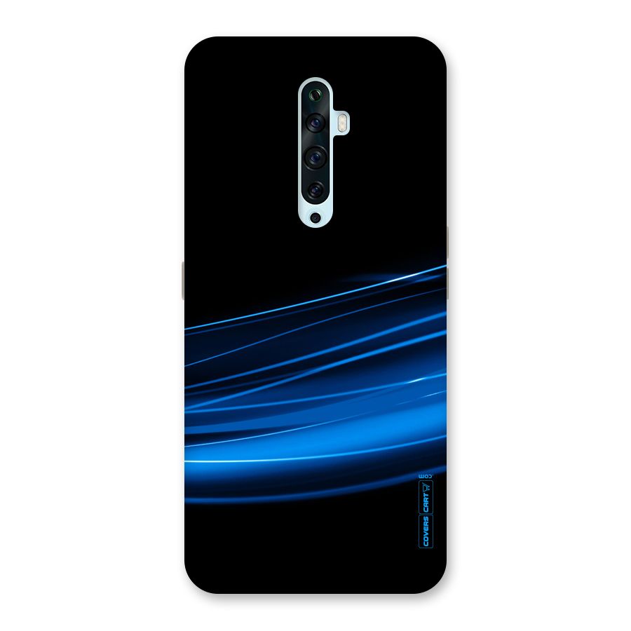 Blue Flow Back Case for Oppo Reno2 F