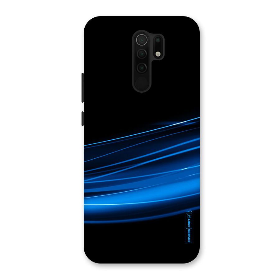 Blue Flow Back Case for Poco M2