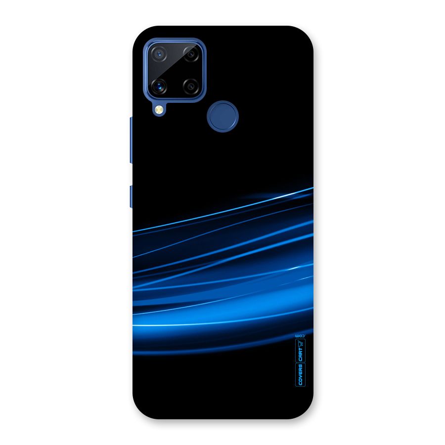 Blue Flow Back Case for Realme C15