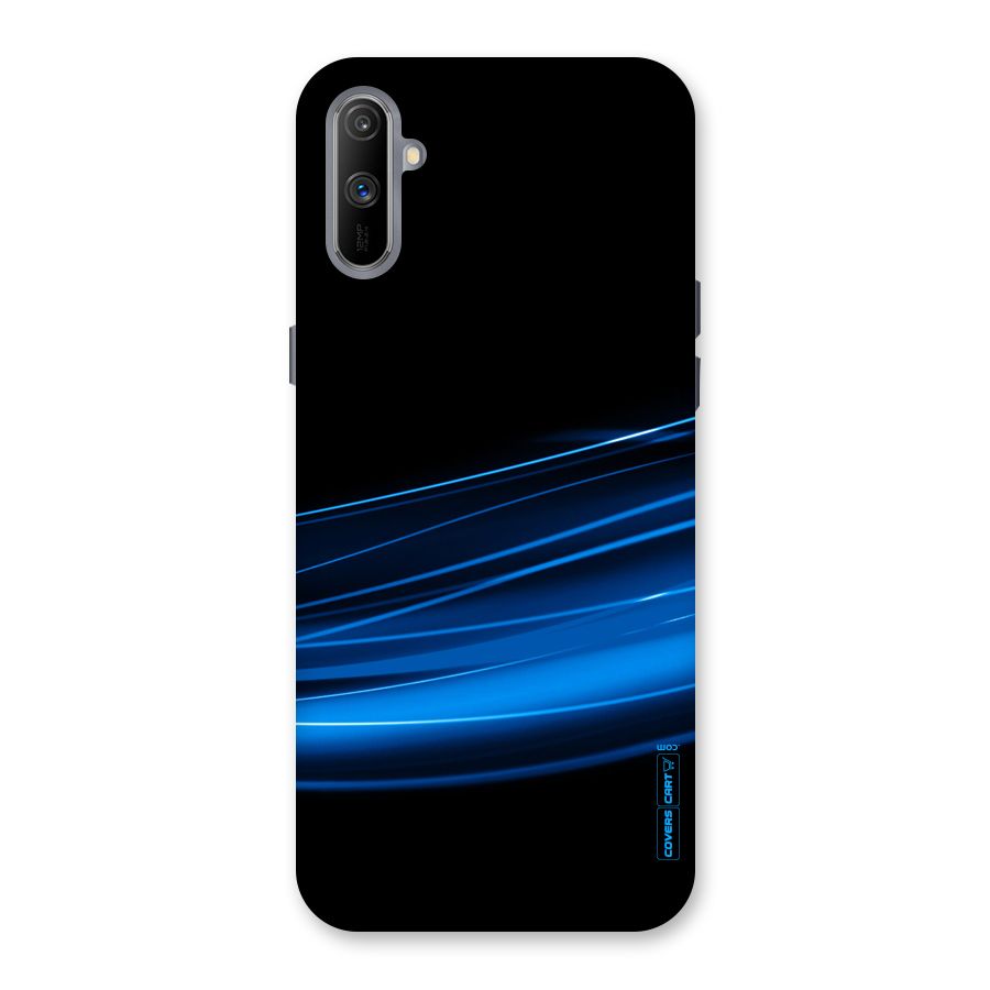 Blue Flow Back Case for Realme C3