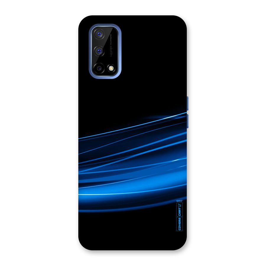 Blue Flow Back Case for Realme Narzo 30 Pro
