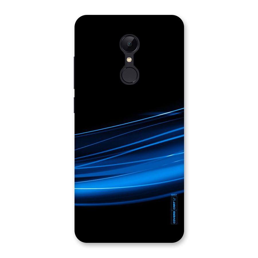 Blue Flow Back Case for Redmi 5