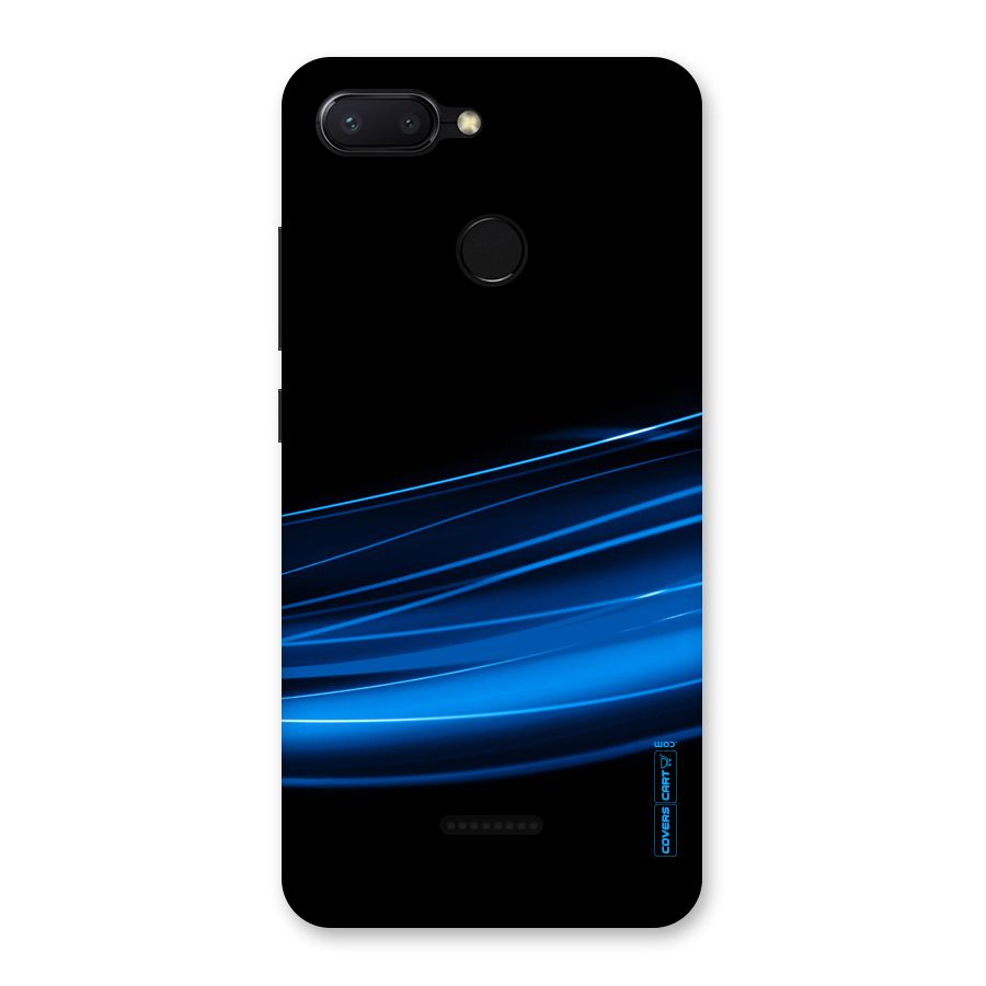 Blue Flow Back Case for Redmi 6