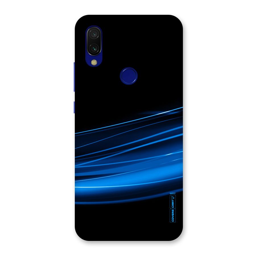Blue Flow Back Case for Redmi 7