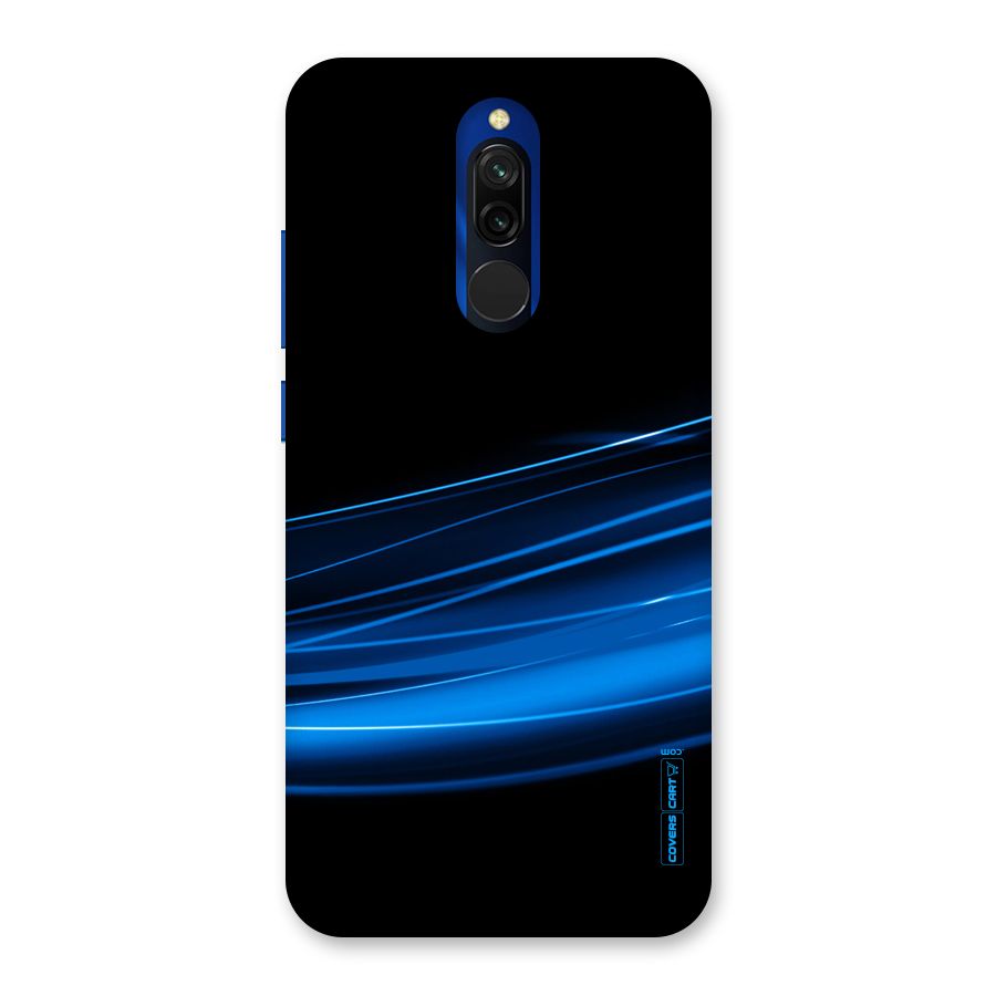 Blue Flow Back Case for Redmi 8